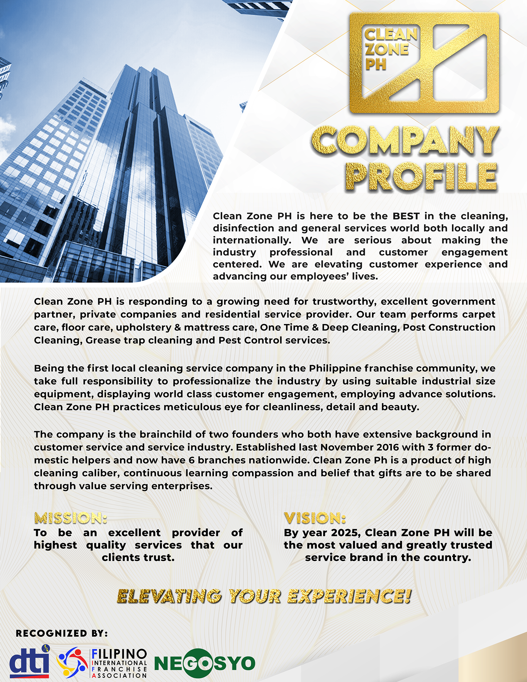 Clean Zone PH Company Profile Elevating Your Experience